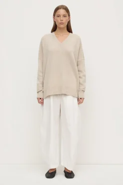 Alora Cashmere V Neck Knit