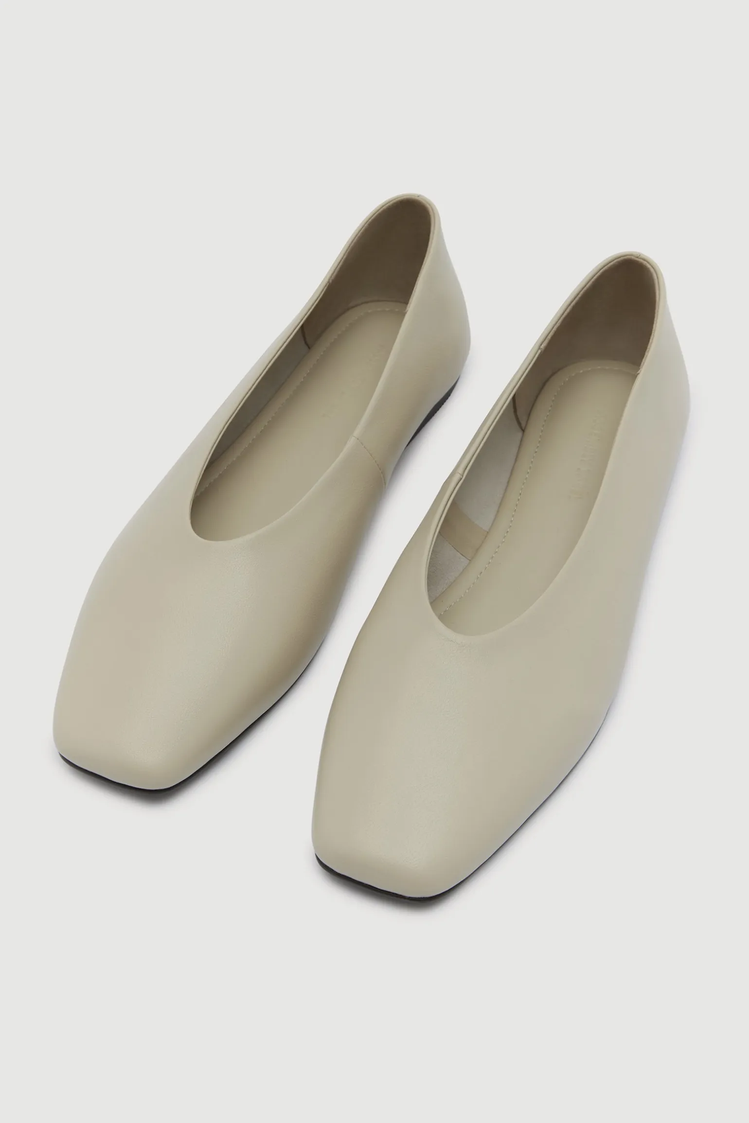Andrea Leather Ballet Flat