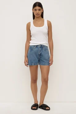 Boxy Denim Short