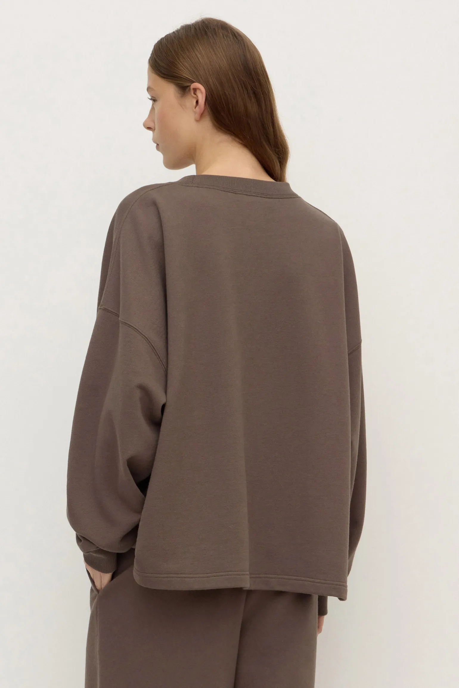 Brushed Cotton Lounge Sweater