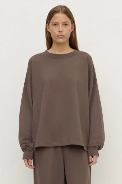 Brushed Cotton Lounge Sweater