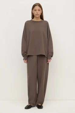 Brushed Cotton Lounge Sweater