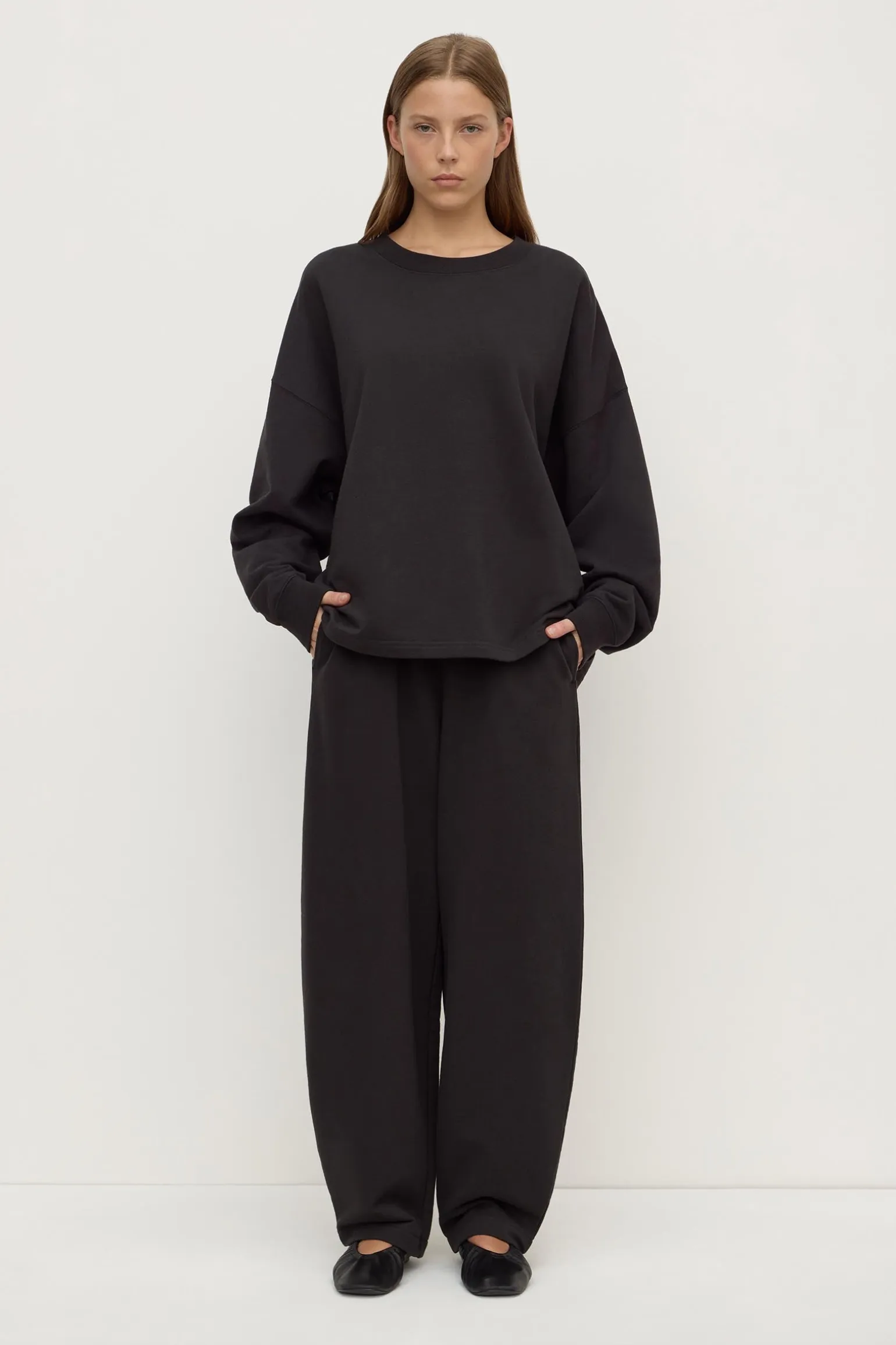 Brushed Cotton Lounge Sweater