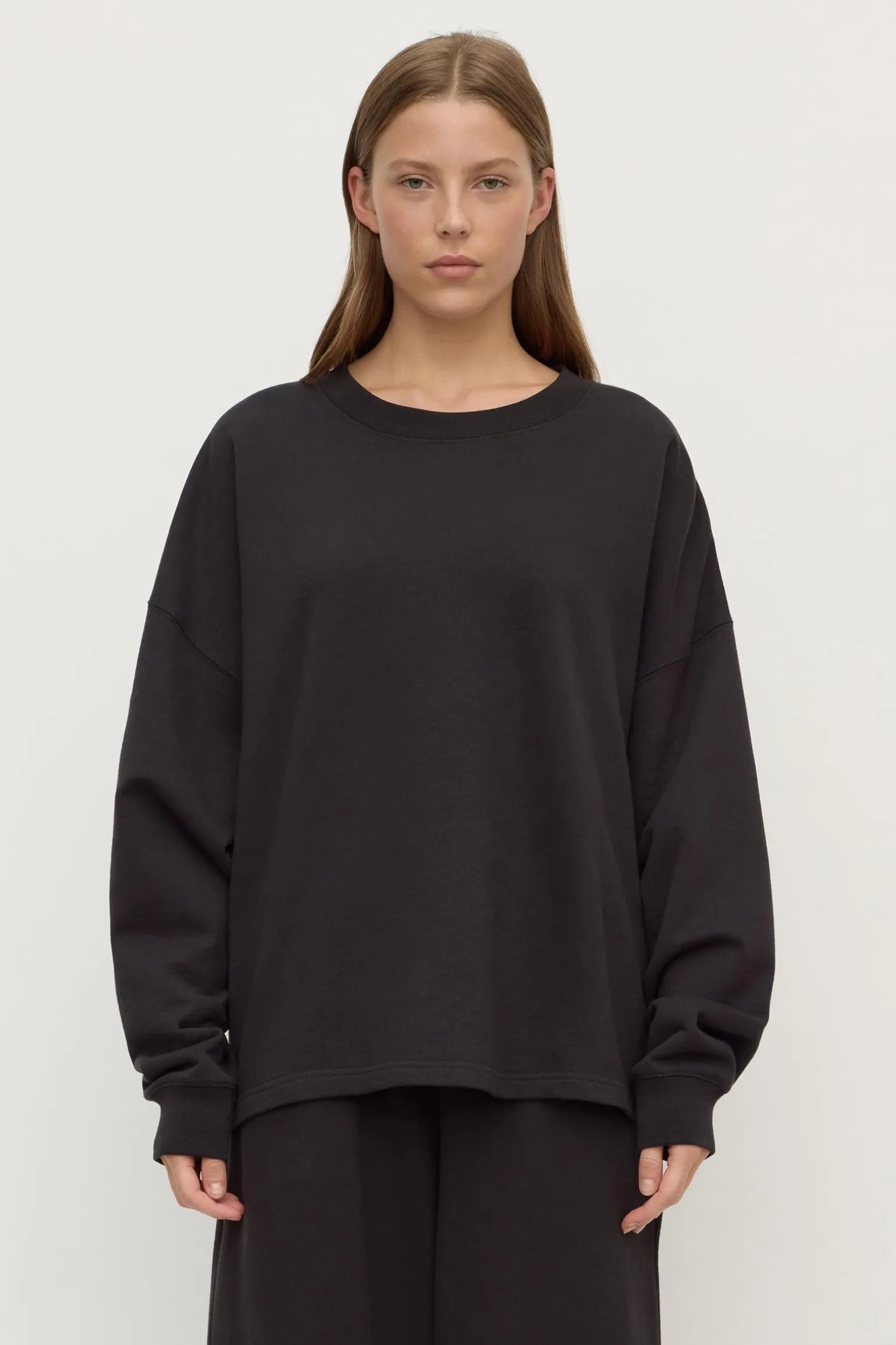 Brushed Cotton Lounge Sweater