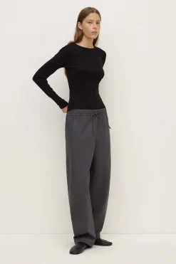 Brynn Brushed Cotton Twill Pant