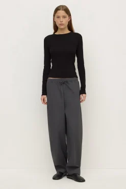 Brynn Brushed Cotton Twill Pant