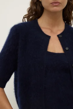 Carina Merino Wool Short Sleeve Cardigan