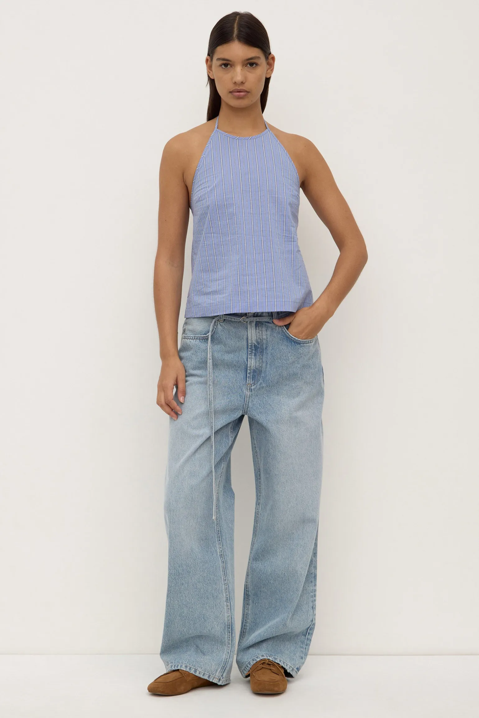 Erina Stripe Halter Top