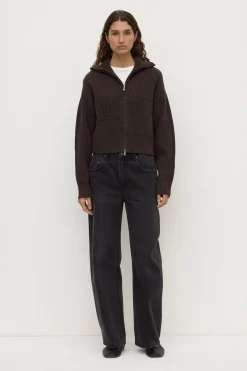 Kaia Wool Zip Sweater