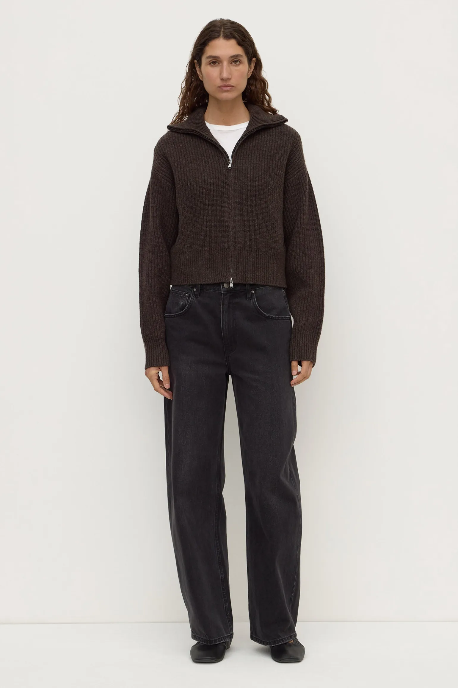 Kaia Wool Zip Sweater