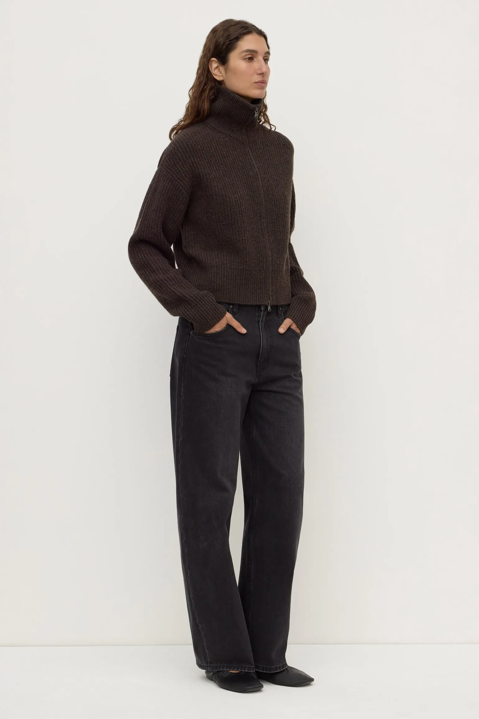 Kaia Wool Zip Sweater