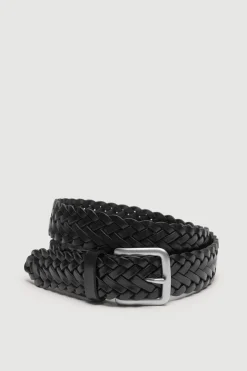 Leather Braided Belt