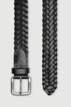 Leather Braided Belt