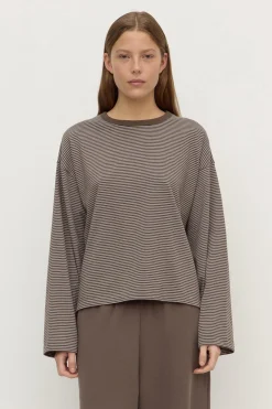 Malone Stripe Wide Sleeve Tee