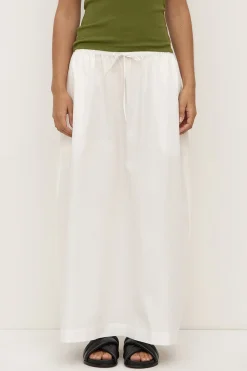 Maya Poplin Maxi Skirt