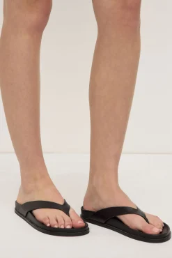 Mela Leather Thong