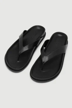 Mela Leather Thong