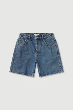 Mid Rise Vintage Denim Short