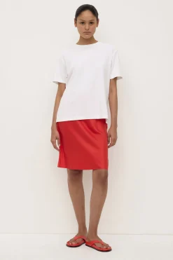 Pippa Silk Knee Length Skirt