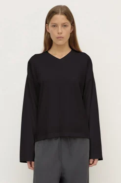 Stella V Neck Long Sleeve Tee